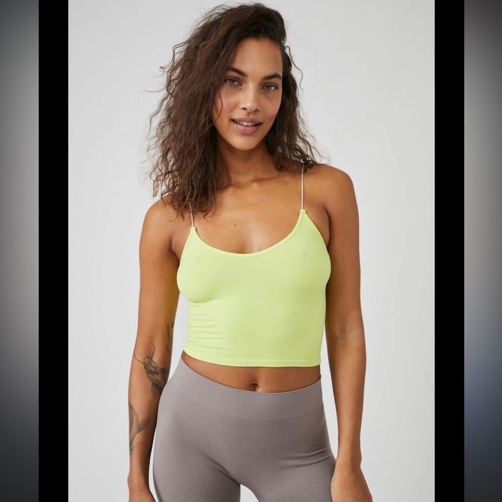 Free people intimately skinny steal seamless Green Women's brami M/L